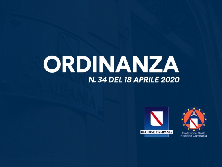 ORDINANZA N. 34 DEL 18/04/2020: ULTERIORI MISURE PER LA PREVENZIONE E GESTIONE DELL’EMERGENZA EPIDEMIOLOGICA DA COVID-2019. COMUNE DI PAOLISI (BN)
