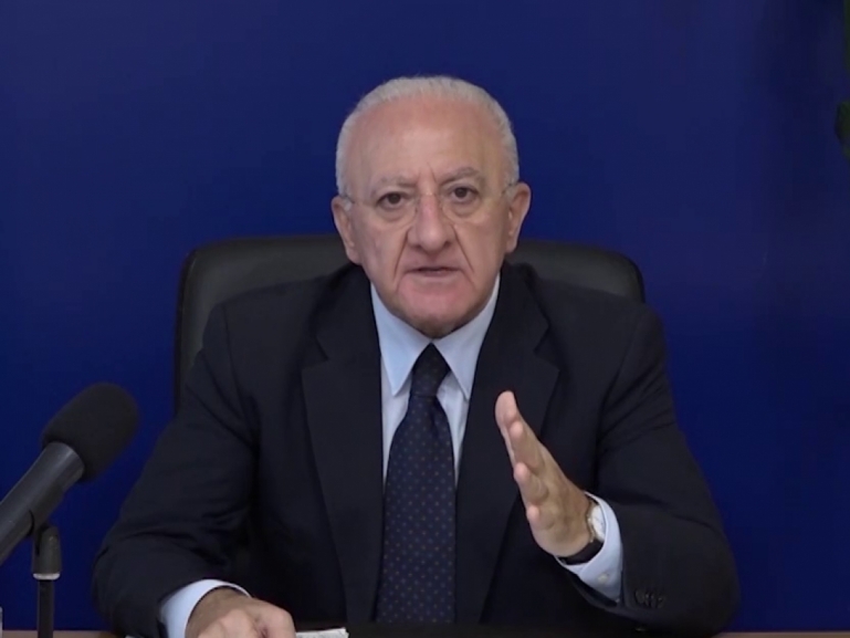 COVID-19, CAMPAGNA DI VACCINAZIONE: DICHIARAZIONE DEL PRESIDENTE VINCENZO DE LUCA