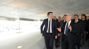 Il Presidente del Consiglio Matteo Renzi a Napoli per la firma del "Patto per la Campania"