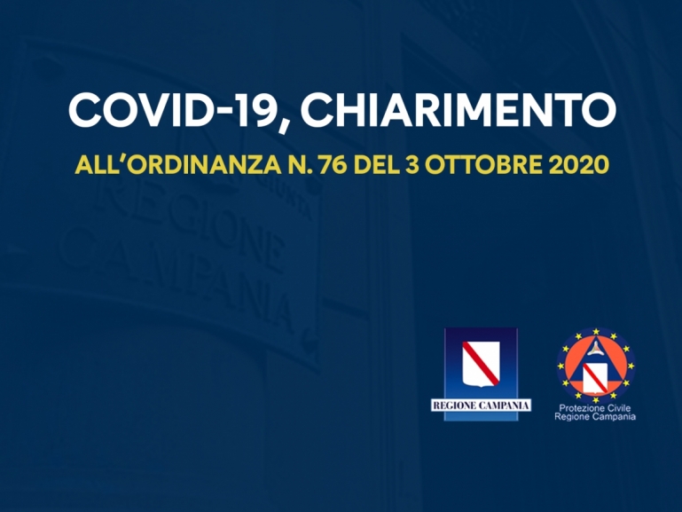 CHIARIMENTO n. 36 ALL’ORDINANZA n. 76