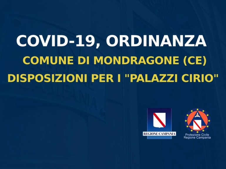 COVID-19, ORDINANZA n. 57