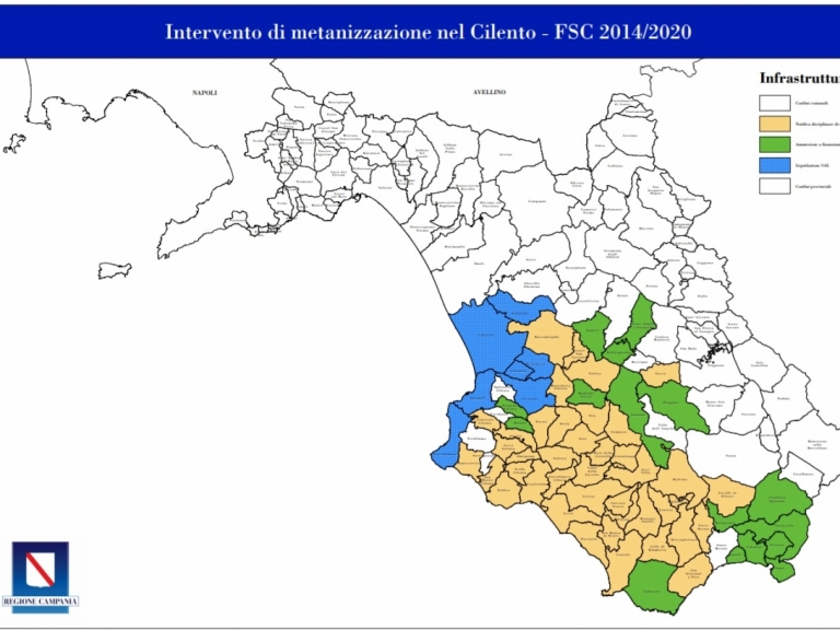 Avviso Pubblico:  interventi relativi alla metanizzazione del Cilento e delle altre aree della Regione Campania