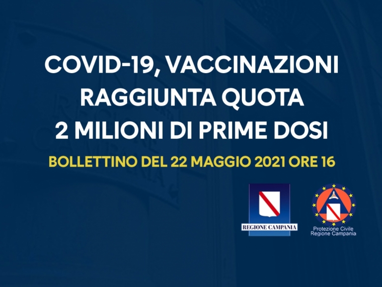 COVID-19, VACCINAZIONI: RAGGIUNTA QUOTA 2 MILIONI DI PRIME DOSI 
