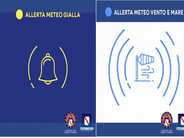 10/12/2022 - ALLERTA METEO GIALLA E ALLERTA PER VENTO FORTE E MARE AGITATO