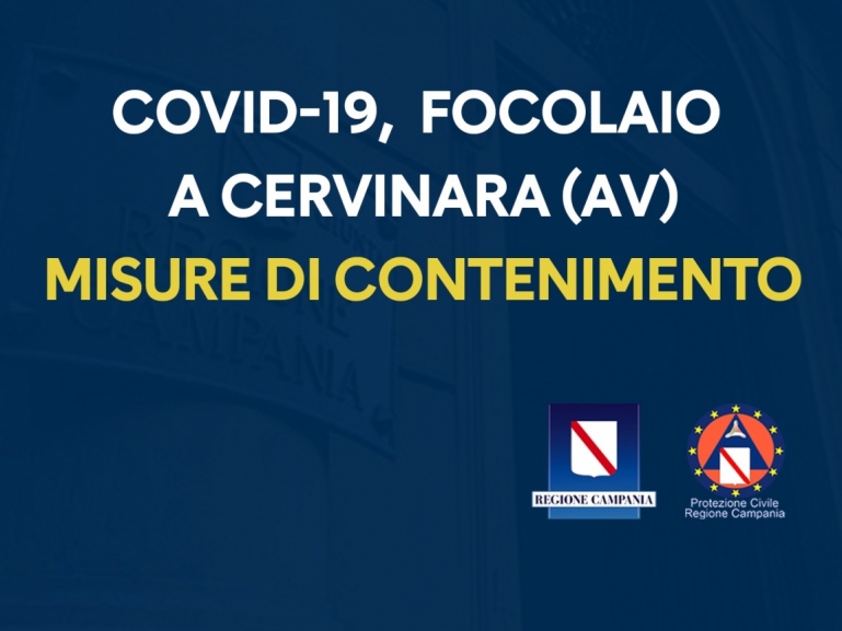 FOCOLAIO COVID, CERVINARA SULL'ORLO DELLA  ZONA ROSSA. DE LUCA: "MISURE TEMPESTIVE MA PREVALGA LA RESPONSABILITA'"