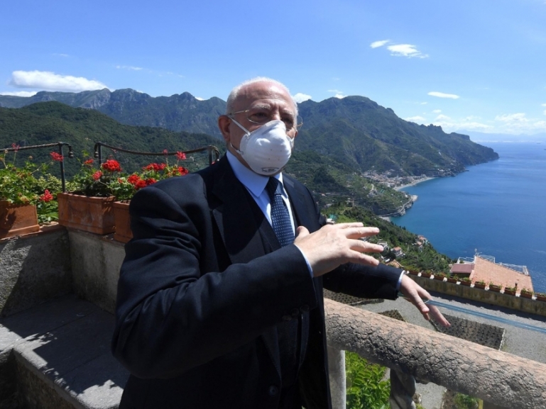 DE LUCA A RAVELLO PER LA RIEVOCAZIONE DELLA VISITA DI WAGNER: TORNIAMO ALLA NORMALITÀ IN SICUREZZA