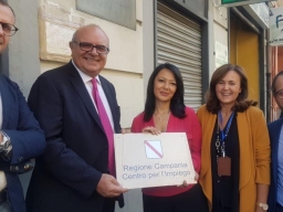 Assessore Palmeri visita il CPI di Frattamaggiore