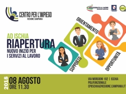 L' 8 Agosto riapre il Centro per l'Impiego di Ischia