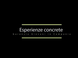 Esperienze concrete Garanzia Giovani con Selfiemployment