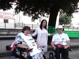 Assessore Palmeri ad "Alife in carrozzina"