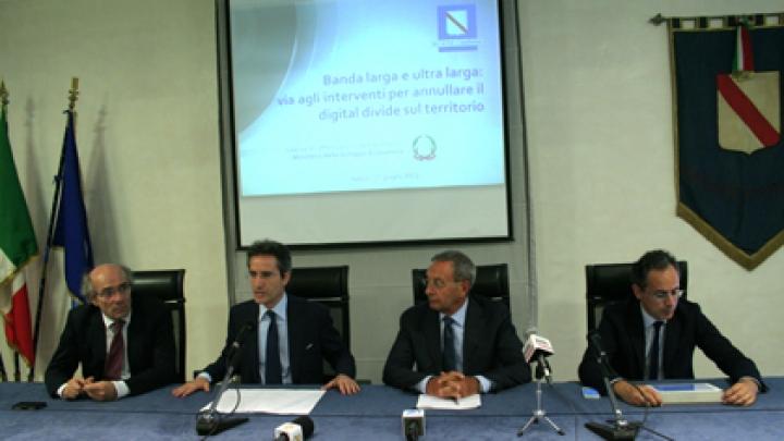 Banda larga, via agli interventi in Campania