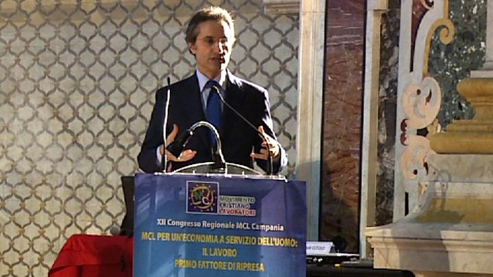 Caldoro al Congresso Regionale MCL Campania